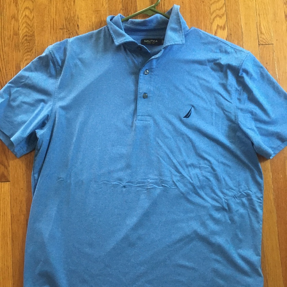 Blue Nautica Lightweight Nice Polo